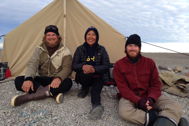 camping and egging