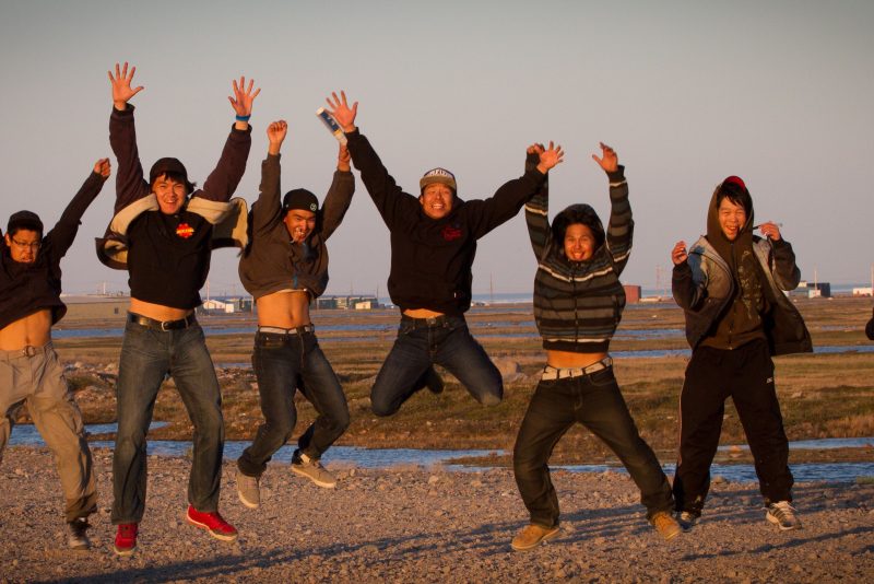 student jump