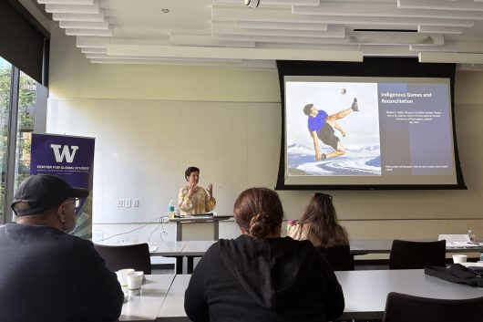 Nadine Fabbi presents “Arctic Sports, Inuit Games: Sport as Diplomacy in the Circumpolar World” on July 24, 2025.