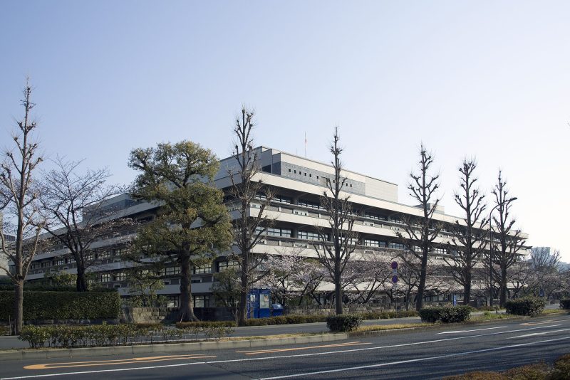 Library building in Tokyo