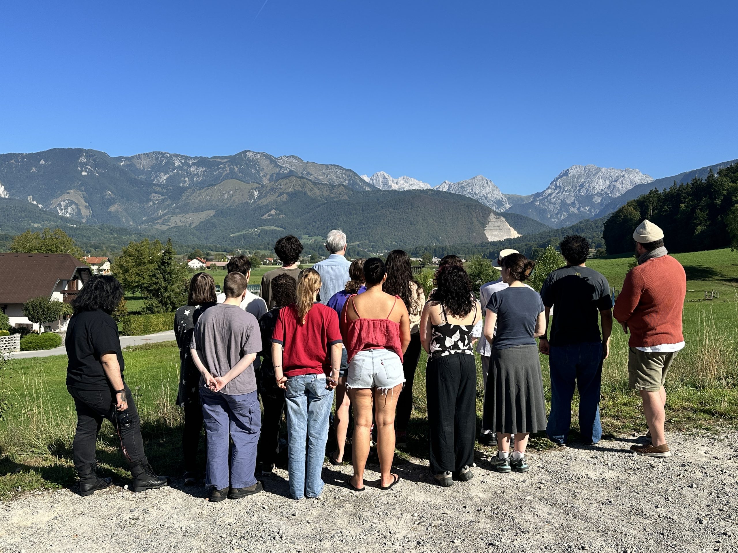 Students in the 2026 "Slovenia: Language, Culture and Society at a Crossroads" summer study abroad program. Photo courtesy of Jackson School Affiliate Professor Michael Biggins.